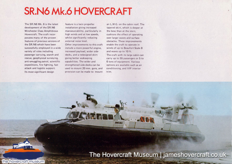 SRN6 Twin-prop (Mark 6) -  (credit: The <a href='http://www.hovercraft-museum.org/' target='_blank'>Hovercraft Museum Trust</a>).